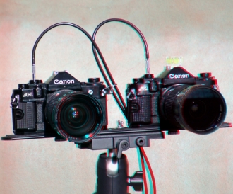 3D image - anaglyph - twin camera